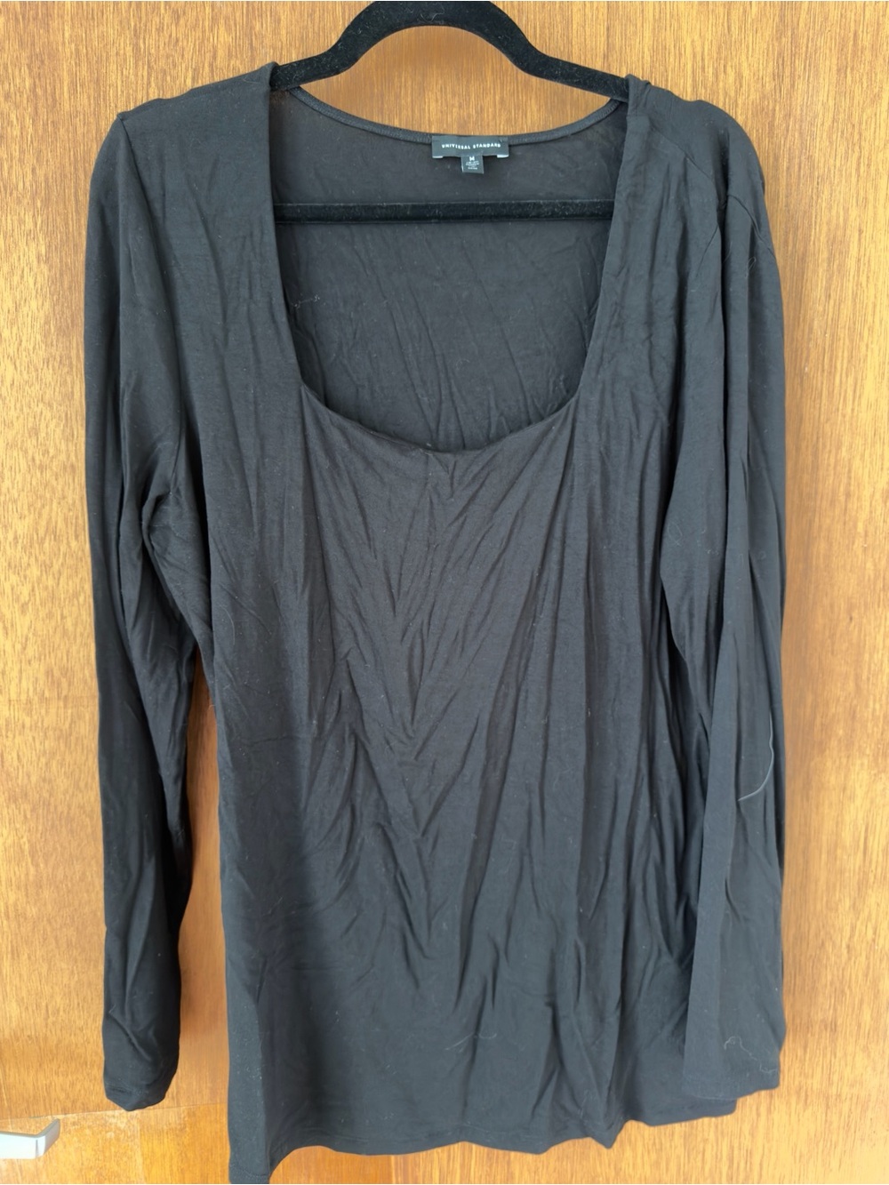 Universal Standard Agatha Liquid Jersey Square Neck Top